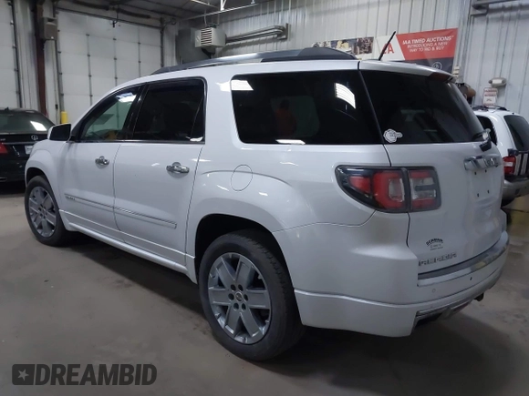 2016 GMC Acadia Denali with VIN 1GKKVTKD9GJ105401, listed as a IAAI auction lot 42055278 with 163,515 mi miles. Bid and sale history available at carsss.com. Image 3.