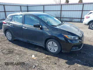 2023 Nissan LEAF S with VIN 1N4AZ1BV7PC562209, listed as a IAAI auction lot 41708051 with 9,491 mi miles and . Bid and sale history available at DreamBid. Image 1.