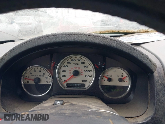 2005 Ford F-150 XLT with VIN 1FTPW14555FB55883, listed as a IAAI auction lot 42614075 with 126,234 mi miles and . Bid and sale history available at DreamBid. Image 7.