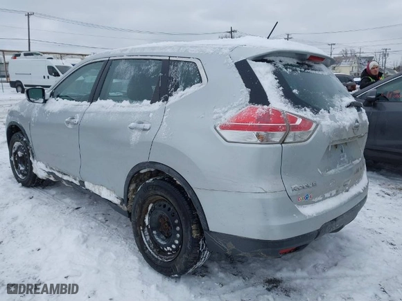 2015 Nissan Rogue S with VIN KNMAT2MV6FP549554, listed as a IAAI auction lot 41262865 with 123,539 mi miles. Bid and sale history available at carsss.com. Image 3.