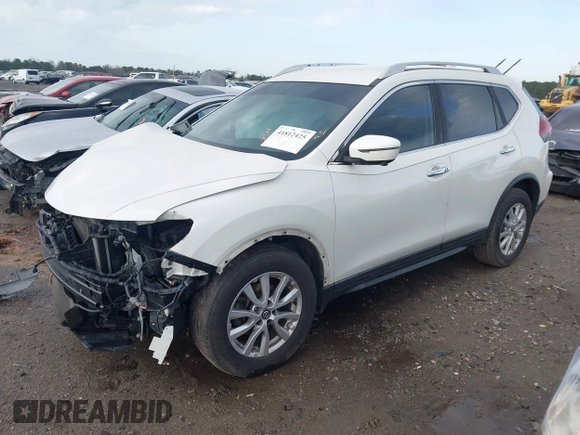 2018 Nissan Rogue SV with VIN KNMAT2MV7JP574729, listed as a IAAI auction lot 41812425 with 106,159 mi miles. Bid and sale history available at carsss.com. Image 2.