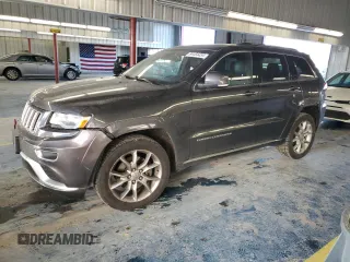 2015 Jeep Grand Cherokee Summit with VIN 1C4RJFJM9FC711776, listed as a Copart auction lot 84464454 with 94,637 mi miles and Salvage Title. Bid and sale history available at carsss.com. Image 1.