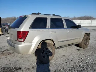 2007 Jeep Grand Cherokee Limited with VIN 1J8HR58P87C523677, listed as a Copart auction lot 41656865 with 216,565 mi miles and Salvage Title. Bid and sale history available at carsss.com. Image 3.