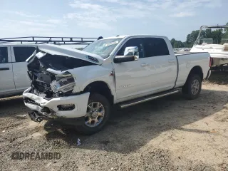 2024 Ram 2500 Laramie with VIN 3C6UR5FL6RG366874, listed as a Copart auction lot 63805425 with 18,460 mi miles and Salvage title. Bid and sale history available at DreamBid. Image 1.