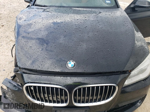 2015 BMW 7 Series 750Li with VIN WBAYE8C50FD782454, listed as a Copart auction lot 85290474 with 0 mi miles and Salvage Title. Bid and sale history available at carsss.com. Image 12.