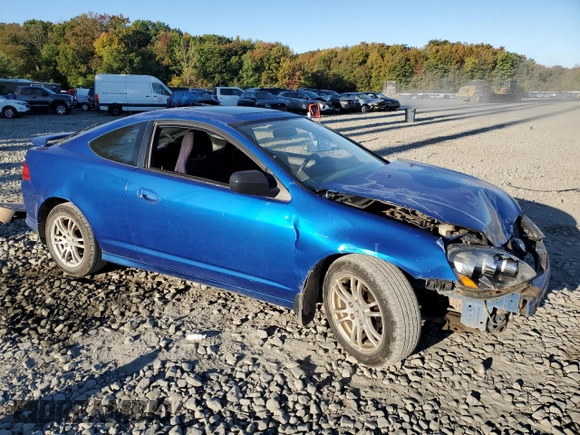 2006 Acura RSX with VIN JH4DC54846S019412, listed as a Copart auction lot 75256444 with 197,806 mi miles and Salvage Title. Bid and sale history available at carsss.com. Image 4.
