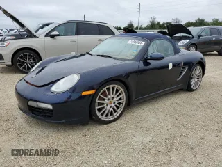 2005 Porsche Boxster с VIN WP0CA29875U713041, выставлен на аукционе Copart как лот 74948004 с пробегом Не указан миль и Списание • Salvage title. История ставок и продаж доступна на DreamBid. Изображение 1.
