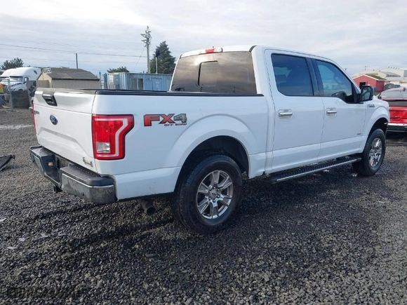 2017 Ford F-150 XL with VIN 1FTEW1EP6HKD31004, listed as a IAAI auction lot 41214306 with 130,667 mi miles. Bid and sale history available at carsss.com. Image 4.
