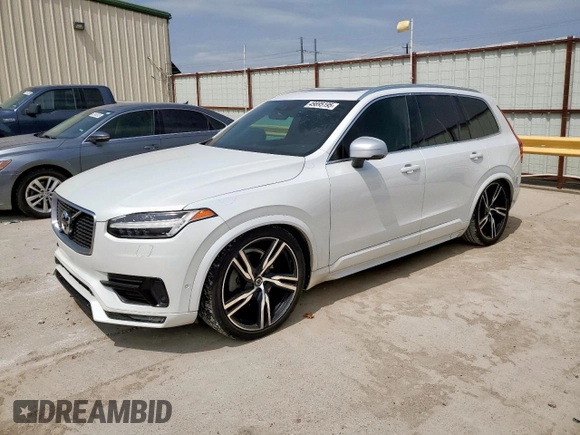 2017 Volvo XC90 R-Design with VIN YV4A22PM7H1133019, listed as a Copart auction lot 49895195 with 105,398 mi miles and Salvage title. Bid and sale history available at DreamBid. Image 1.