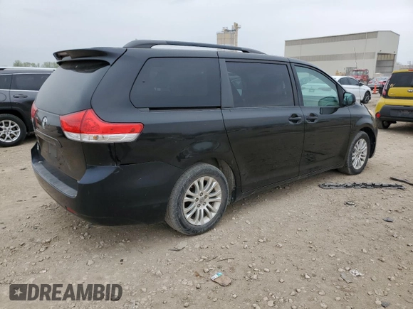 2011 Toyota Sienna XLE AAS with VIN 5TDYK3DC2BS175188, listed as a Copart auction lot 53974735 with 337,316 mi miles and Clean Title. Bid and sale history available at carsss.com. Image 3.
