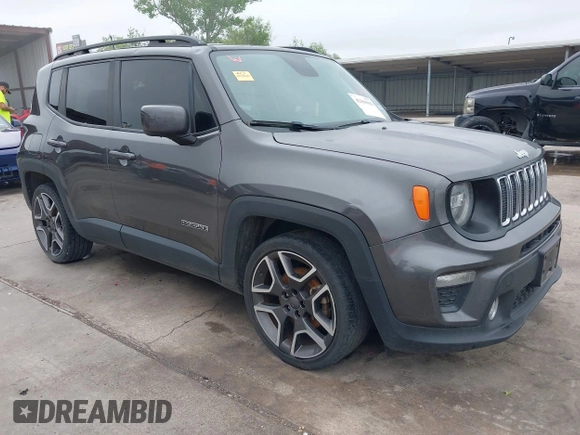2020 Jeep Renegade Latitude with VIN ZACNJABB8LPL62919, listed as a IAAI auction lot 42161042 with 94,948 mi miles and . Bid and sale history available at DreamBid. Image 1.