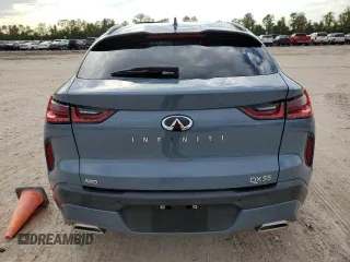 2022 Infiniti QX55 Sensory with VIN 3PCAJ5L38NF104572, listed as a Copart auction lot 79046904 with 23,736 mi miles and Salvage title. Bid and sale history available at DreamBid. Image 6.