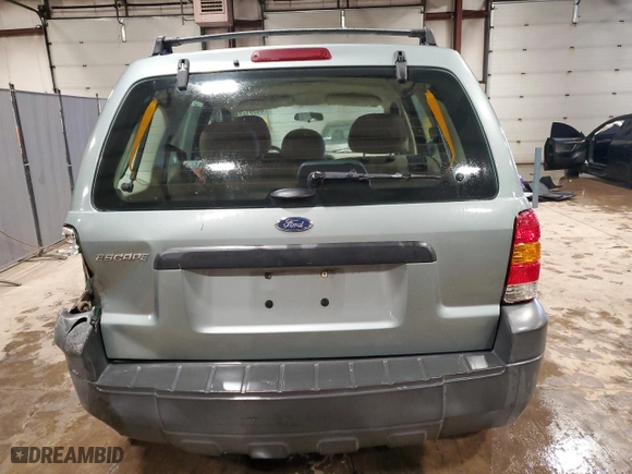 2005 Ford Escape XLS Value with VIN 1FMYU92Z75KB29769, listed as a Copart auction lot 44591245 with 168,452 mi miles and Salvage Title. Bid and sale history available at carsss.com. Image 6.