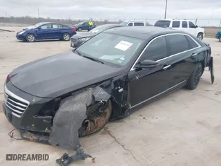 2018 Cadillac CT6 Luxury AWD with VIN 1G6KD5RS8JU107261, listed as a IAAI auction lot 41306569 with 82,499 mi miles. Bid and sale history available at carsss.com. Image 2.