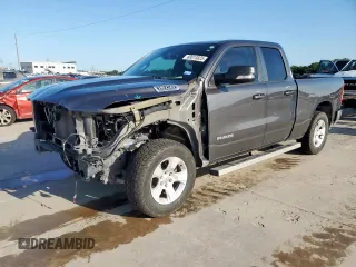 2021 Ram 1500 Big Horn with VIN 1C6SRFBT0MN714932, listed as a Copart auction lot 60013825 with 89,623 mi miles and Salvage title. Bid and sale history available at DreamBid. Image 1.