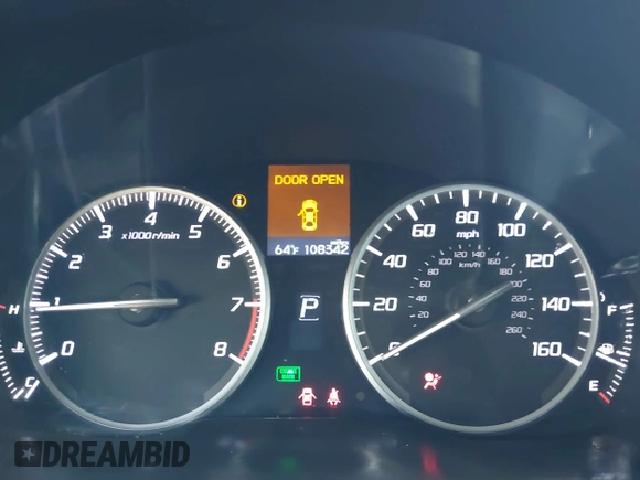 2016 Acura ILX with VIN 19UDE2F3XGA019094, listed as a IAAI auction lot 41696822 with 108,342 mi miles. Bid and sale history available at carsss.com. Image 7.