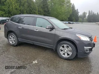 2015 Chevrolet Traverse LT with VIN 1GNKVGKD6FJ265597, listed as a Copart auction lot 55093755 with 118,480 mi miles and Salvage Title. Bid and sale history available at DreamBid. Image 4.