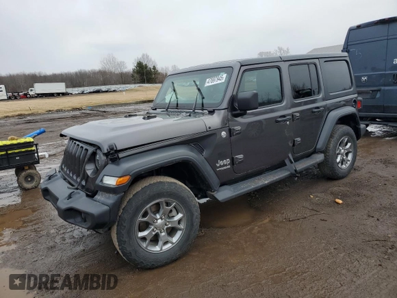 2020 Jeep Wrangler Unlimited Sport S z VIN 1C4HJXDN7LW286915, wystawiony jako Copart lot #51834275 z przebiegiem 33 129 mil mil oraz Szkoda całkowita • Salvage title. Historia ofert i sprzedaży dostępna na DreamBid. Obrazek 1.