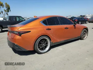 2021 Lexus IS 350 F Sport with VIN JTHGZ1B22M5048535, listed as a Copart auction lot 53753575 with 40,715 mi miles and Salvage title. Bid and sale history available at DreamBid. Image 3.