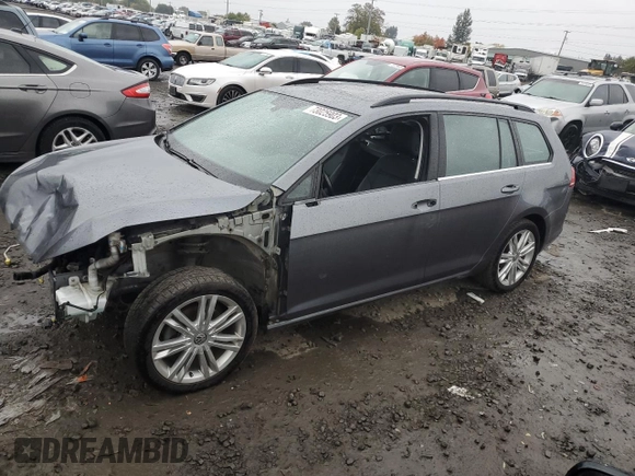 2015 Volkswagen Golf SportWagen TDI SE with VIN 3VWFA7AUXFM506875, listed as a Copart auction lot 73025903 with 120,770 mi miles. Bid and sale history available at carsss.com. Image 1.