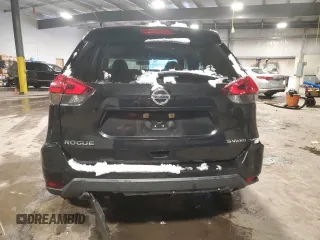 2017 Nissan Rogue SV with VIN 5N1AT2MV7HC768206, listed as a Copart auction lot 87382794 with 79,145 mi miles and Salvage Title. Bid and sale history available at carsss.com. Image 6.