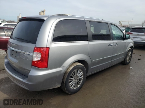 2013 Chrysler Town & Country Limited with VIN 2C4RC1GGXDR647749, listed as a Copart auction lot 43828335 with 107,298 mi miles and Salvage Title. Bid and sale history available at carsss.com. Image 3.