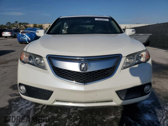 2015 Acura RDX Tech Pkg with VIN 5J8TB3H55FL013635, listed as a Copart auction lot 49058855 with 58,626 mi miles and Salvage Title. Bid and sale history available at carsss.com. Image 5.
