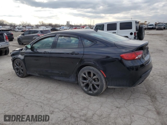 2016 Chrysler 200 S with VIN 1C3CCCBB0GN177136, listed as a Copart auction lot 86924624 with 143,583 mi miles and Salvage Title. Bid and sale history available at carsss.com. Image 2.
