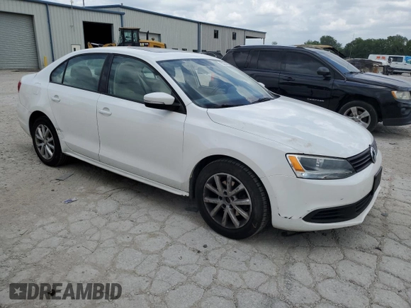 2012 Volkswagen Jetta SE with VIN 3VWDP7AJ3CM328539, listed as a Copart auction lot 62225475 with 145,159 mi miles and Salvage title. Bid and sale history available at DreamBid. Image 4.