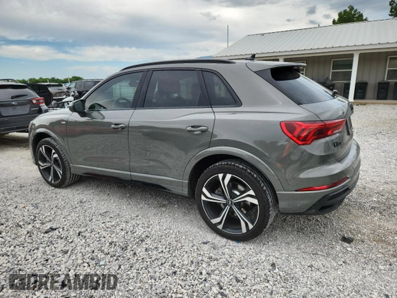2024 Audi Q3 S line Premium Plus z VIN WA1EECF39R1107785, wystawiony jako Copart lot #63431915 z przebiegiem 14 657 mil mil oraz Szkoda całkowita • Salvage title. Historia ofert i sprzedaży dostępna na DreamBid. Obrazek 2.