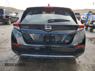 2025 Nissan LEAF SV Plus with VIN 1N4CZ1CV5SC563701, listed as a Copart auction lot 46543415 with 956 mi miles and Salvage Title. Bid and sale history available at carsss.com. Image 6.