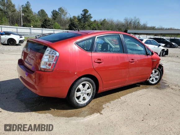 2007 Toyota Prius with VIN JTDKB20U377578967, listed as a Copart auction lot 50532325 with 49,293 mi miles and Salvage Title. Bid and sale history available at carsss.com. Image 3.