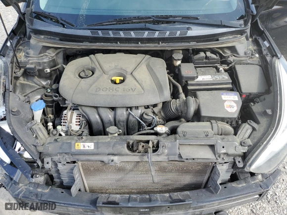 2016 Hyundai Elantra SE with VIN KMHDH4AE6GU601892, listed as a Copart auction lot 50625415 with 143,090 mi miles and Salvage Title. Bid and sale history available at carsss.com. Image 11.