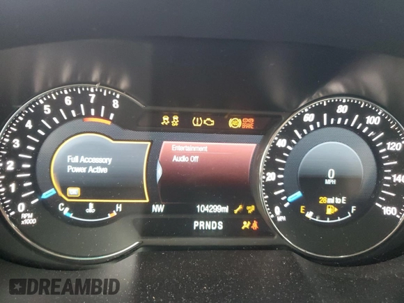 2016 Ford Explorer Platinum with VIN 1FM5K8HT8GGB25290, listed as a Copart auction lot 54882715 with 104,299 mi miles and Salvage Title. Bid and sale history available at DreamBid. Image 9.