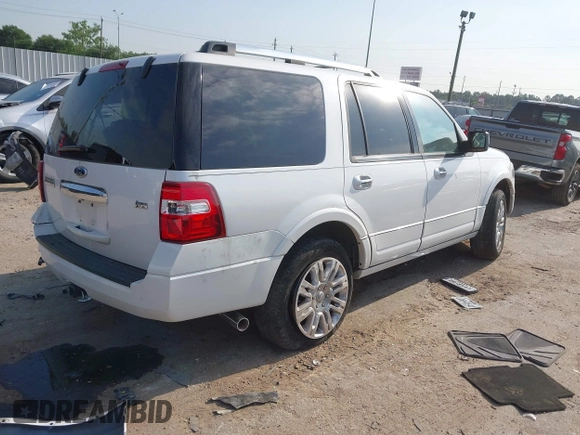 2011 Ford Expedition Limited z VIN 1FMJU1K55BEF47564, wystawiony jako IAAI lot #42032895 z przebiegiem Nie podano mil oraz . Historia ofert i sprzedaży dostępna na DreamBid. Obrazek 4.
