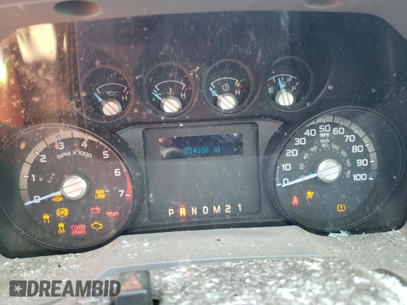 2013 Ford F-350 Platinum with VIN 1FT8W3B61DEB70302, listed as a Copart auction lot 43901805 with 234,306 mi miles and Salvage title. Bid and sale history available at DreamBid. Image 9.