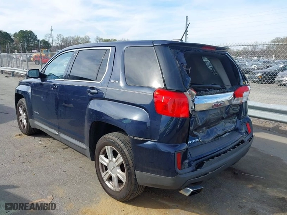 2016 GMC Terrain SLE with VIN 2GKALMEK0G6144263, listed as a IAAI auction lot 41844373 with 154,472 mi miles. Bid and sale history available at carsss.com. Image 3.