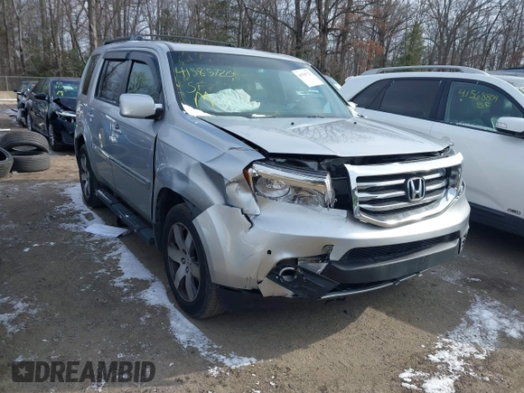 2014 Honda Pilot Touring with VIN 5FNYF4H9XEB038551, listed as a IAAI auction lot 41585720 with 150,725 mi miles and . Bid and sale history available at carsss.com. Image 6.