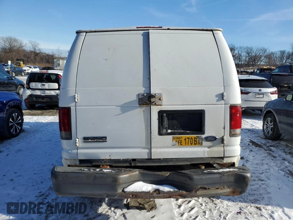2007 Ford Econoline Cargo with VIN 1FTSE34L17DB06850, listed as a Copart auction lot 85046784 with Not Provided miles and Salvage Title. Bid and sale history available at carsss.com. Image 6.