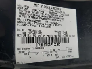 2011 Ford Focus SE with VIN 1FAHP3FN2BW123873, listed as a Copart auction lot 53184055 with 271,961 mi miles and Salvage Title. Bid and sale history available at carsss.com. Image 12.