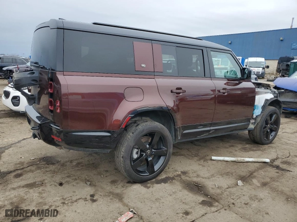 2024 Land Rover Defender X-Dynamic SE with VIN SALE2FEU2R2282196, listed as a Copart auction lot 81811774 with 12,288 mi miles and Salvage Title. Bid and sale history available at carsss.com. Image 3.