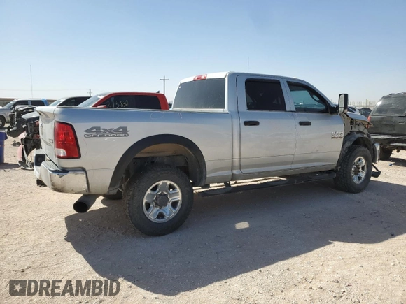 2018 Ram 2500 Tradesman with VIN 3C6UR5CLXJG160580, listed as a Copart auction lot 47655665 with 186,604 mi miles and Salvage title. Bid and sale history available at DreamBid. Image 3.