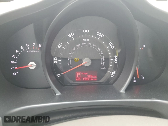 2013 Kia Sportage LX with VIN KNDPB3A20D7511165, listed as a Copart auction lot 52822635 with 190,219 mi miles and Salvage Title. Bid and sale history available at carsss.com. Image 9.