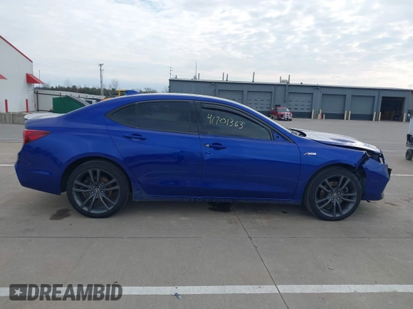 2018 Acura TLX w/A-SPEC Pkg with VIN 19UUB3F60JA003003, listed as a IAAI auction lot 41701363 with 142,073 mi miles. Bid and sale history available at carsss.com. Image 14.