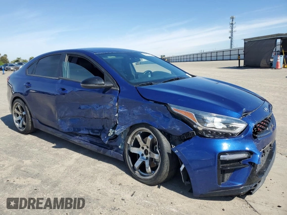 2021 Kia Forte GT with VIN 3KPF44AC4ME279173, listed as a Copart auction lot 49910305 with 70,657 mi miles and Salvage Title. Bid and sale history available at carsss.com. Image 4.