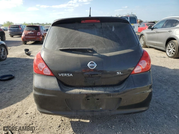 2011 Nissan Versa 1.8 SL with VIN 3N1BC1CP5BL488112, listed as a Copart auction lot 52654965 with 0 mi miles and Salvage Title. Bid and sale history available at carsss.com. Image 6.