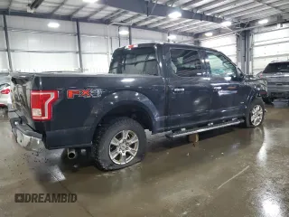 2015 Ford F-150 XLT with VIN 1FTEW1EGXFFB70128, listed as a Copart auction lot 50907155 with 152,504 mi miles and Salvage Title. Bid and sale history available at carsss.com. Image 3.