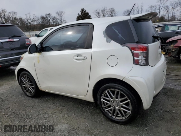 2012 Scion iQ with VIN JTNJJXB0XCJ011508, listed as a Copart auction lot 42368065 with 161,965 mi miles and Salvage title. Bid and sale history available at DreamBid. Image 2.