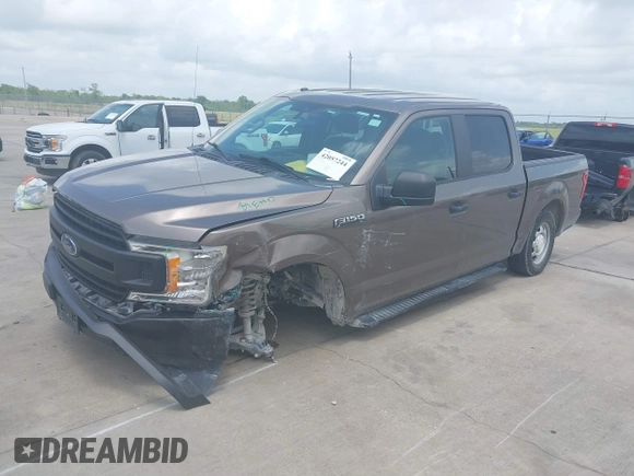 2019 Ford F-150 XL z VIN 1FTEW1CP2KKE83484, wystawiony jako IAAI lot #42057244 z przebiegiem 98 612 mil mil oraz . Historia ofert i sprzedaży dostępna na DreamBid. Obrazek 2.