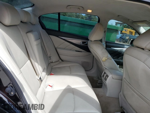 2014 Infiniti Q50 Premium with VIN JN1BV7AP9EM693541, listed as a Copart auction lot 52898005 with 203,157 mi miles and Salvage Title. Bid and sale history available at carsss.com. Image 10.
